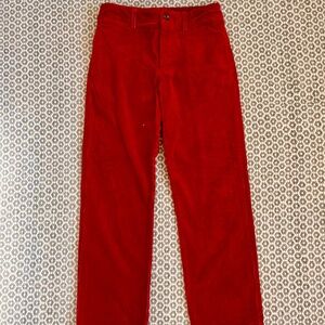 Ralph Lauren Boys Wide Whale Corduroy Pant Holiday Red